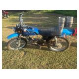 Vintage 1974 Kawasaki 100 G5 Dual-Sport Motorcycle