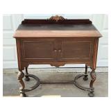 Antique Jacobean-Style Buffet Server Sideboard
