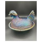 Rare Indiana Bicentennial Blue Hen on Nest
