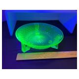 Imperial Glass Company - Diamond Quilted Pattern - Late 1920's? GLOWS