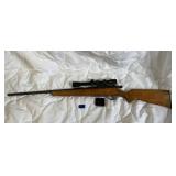 Western Field Bolt-Action Rifle Mod. SB-712 Series E .222 Cal REM with Wooden Stock