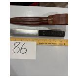 Eddie Bower Hunting Knife w/Sheath