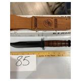 Ka-Bar USMC Enduring Freedom Knife w/Sheath NIB