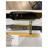 Case 1836 Davey Crocket Bowie Knife w/Sheath