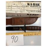 KA-Bar Iwo Jima 60yr Comm Knife w/Sheath NIB