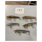 5 Rapala Floating Minnow Lures