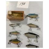 8 Lures 1 Watergator, 1 Razorback, 6 misc