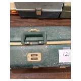 UMCO Green Plastic Tackle Box & Contents
