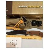 KA-Bar JB5601 Johnson Advent. Blades w/Sheath NIB