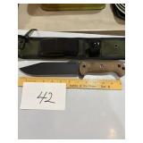 BK Combat/Utility Knife w/Sheath
