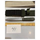 Fixed Blade Fighting Knife w/Sheath