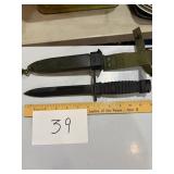 Bayonet Knife w/Sheath