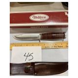 Western 71 Hunting Knife w/Sheath NIB