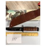 KA-Bar 02-9171 With the Old Breed w/Sheath NIB