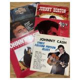 6 Albums (4 J. Cash, M. Tillis, J. Horton)