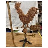 Copper Rooster Weathervane