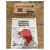 Winchester Box & Razorback Memorabilia