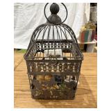 Decorative Wire Basket w/bees and misc