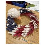 Eagle Wooden Wreath