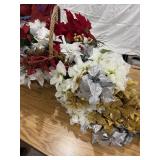 Basket of Christmas Flowers
