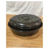 Blue Granite Roaster Pan