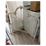 Wrought Iron Headboard made into Yard Gate