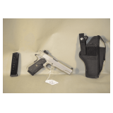 Colt Series 70 Stainless Government Model 1911 Pistol In .45 ACP,