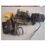 Craftsman, Lynxx, and Builtz Battery Chargers and Batteries