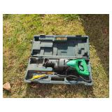 Hitachi CR 13V Reciprocating Saw with Case and Blades