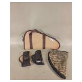 Two Gun Holsters with Two Gun Bags
