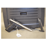 Ruger 22/45 Stainless Target Pistol In .22 LR Caliber,