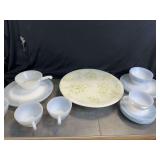 Cake Plate and Federal Heat Proof Glassware