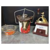Coffee Grinder - Cow Storage Jar and Ashtray