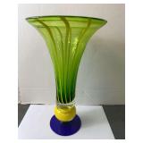 Colorful Art Glass Vase