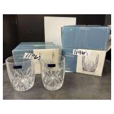Marquise Crystal Drinking Glasses - 8