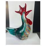 Art Glass Rooster