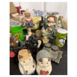 Vintage Salts and Peppers and Figures
