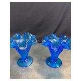 Vintage Hobnail Small Vases - 2