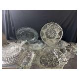 Clear Vintage Serving Dishes