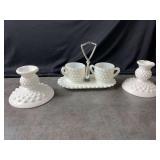 MilkGlass Hobnail