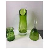 Green Art Glass -3