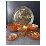 Marigold Carnival Glass Collection