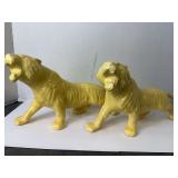 Vintage Ceramic Lions - 2