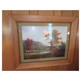 Mark Pett Landscape Print, 1980