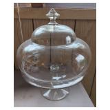 Two-Piece Glass Dome and Stand