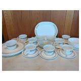 Corelle by Corning Dinnerware Set with Floral Pattern