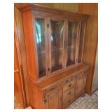 Tell City Chair Company Hard Rock Maple Hutch and Buffet