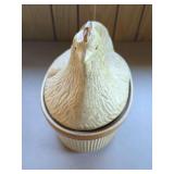 Treasure Craft Pottery Chicken Covered Dish