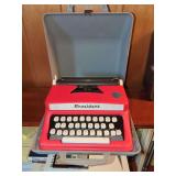 President Portable Typewriter with Carrying Case