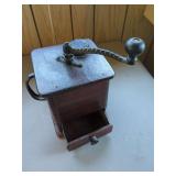 Wooden Coffee Grinder with Drawer
